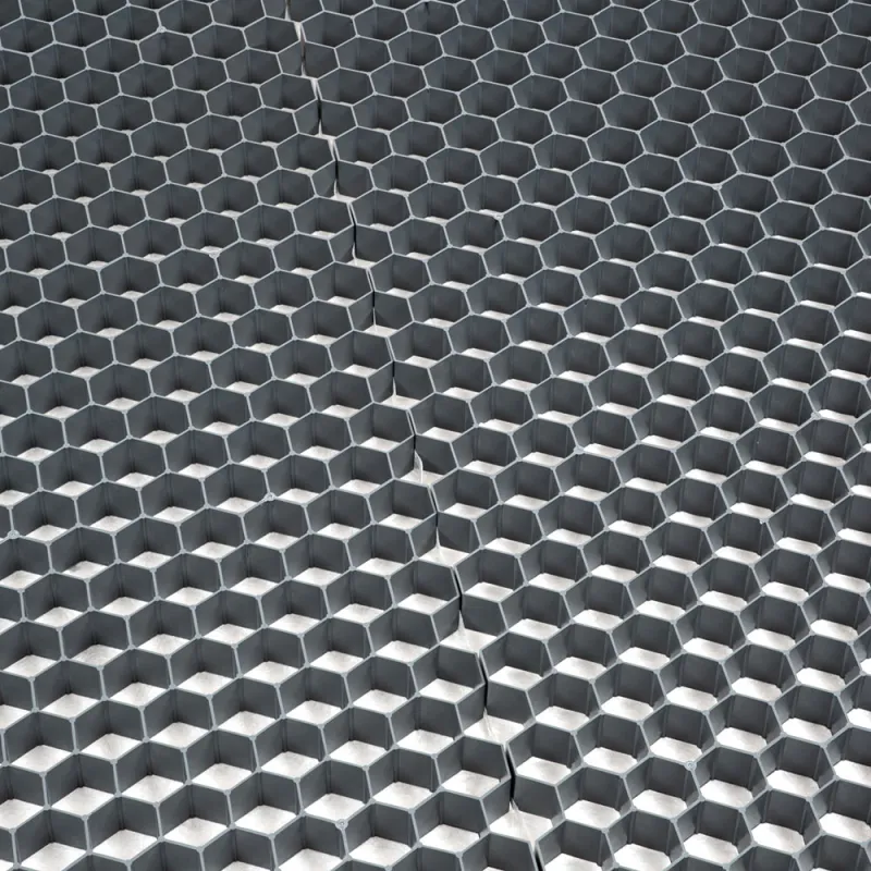 Palette de 24 Stabilisateurs de graviers (46,08 m²) - Gris - 120 X 160 X 4 cm Gris - Rinno Gravel