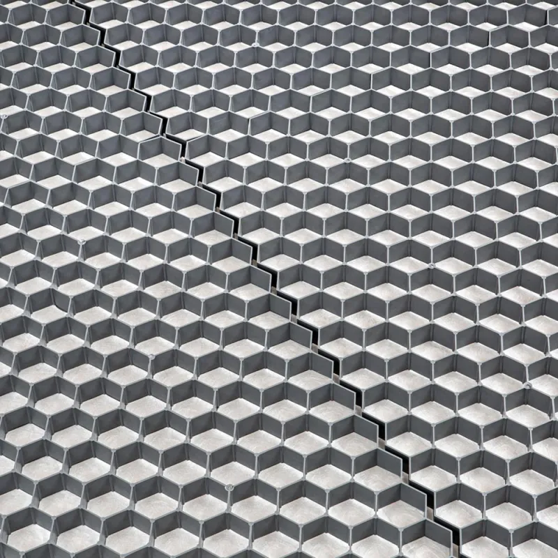 Palette de 33 Stabilisateurs de graviers (63,36 m²) - Gris - 120 X 80 X 3 cm Gris - Rinno Gravel