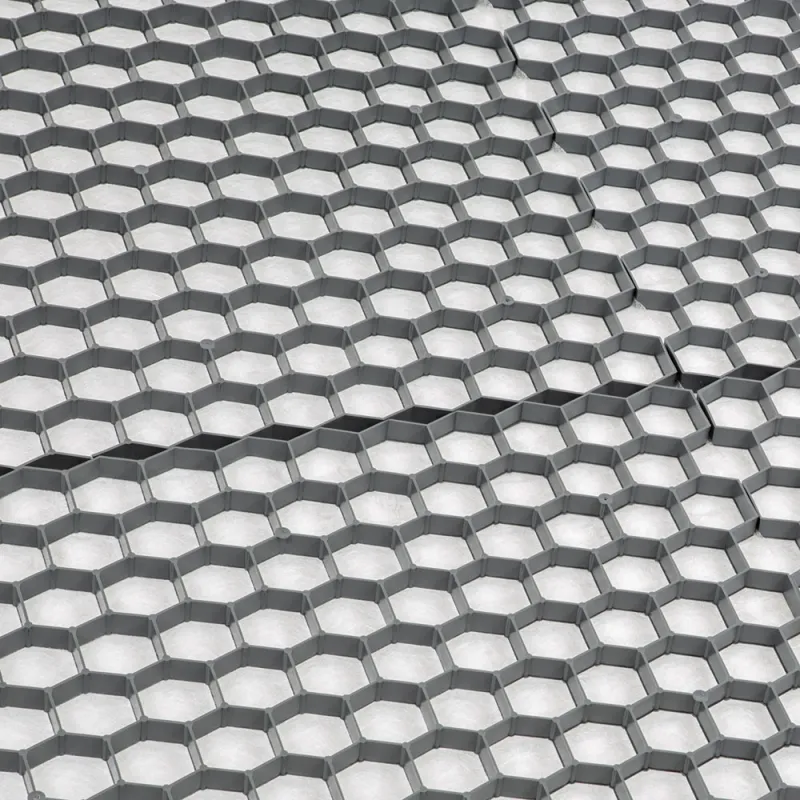 Stabilisateur de graviers 0,96 m² - Gris - 120 X 80 X 2 cm Gris - Rinno Gravel