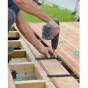 Fixation invisible pour lame de terrasse en bois FIXEGO Jouplast
