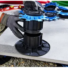 Réhausse de plot 60mm pour dalle et lambourde Jouplast