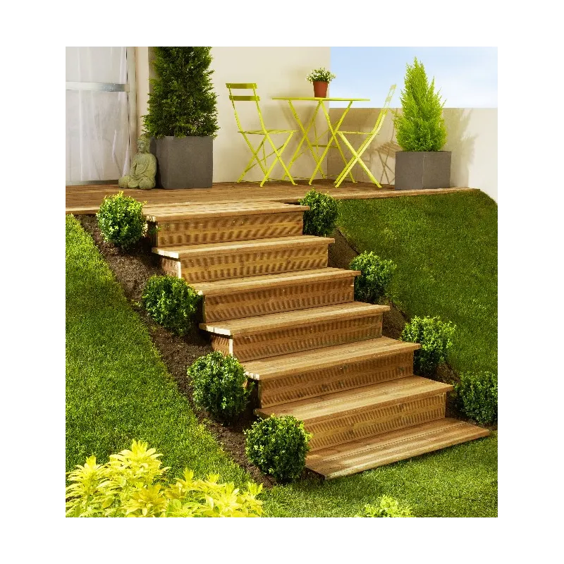 Marche escalier extérieur modulable Modulesca 20 cm