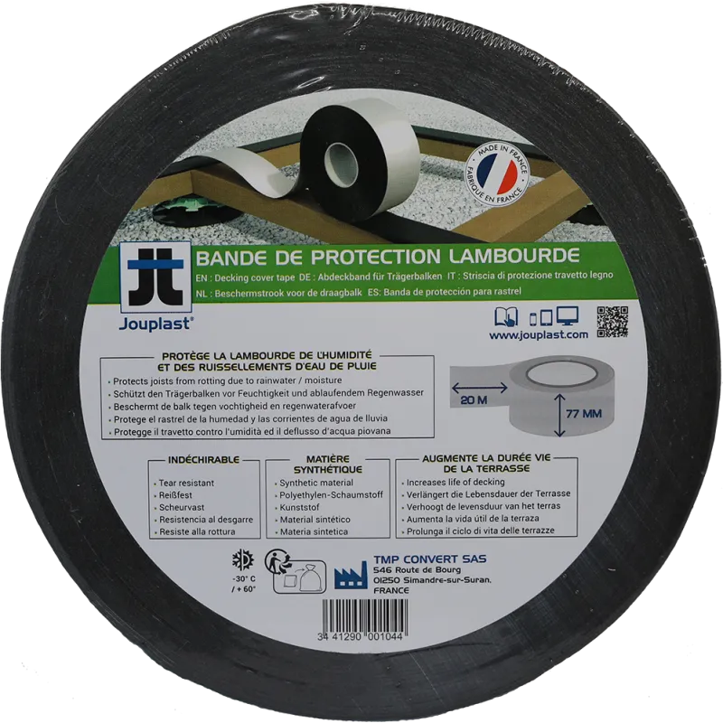 Bande étanchéité lambourde 77mm x 20 ML