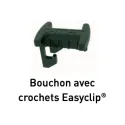 Poteau Easyclip Plus - à sceller - Bouchon compris