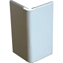 Jonction angle sortant pour profilé clipsable Laqué Gris Aluminium