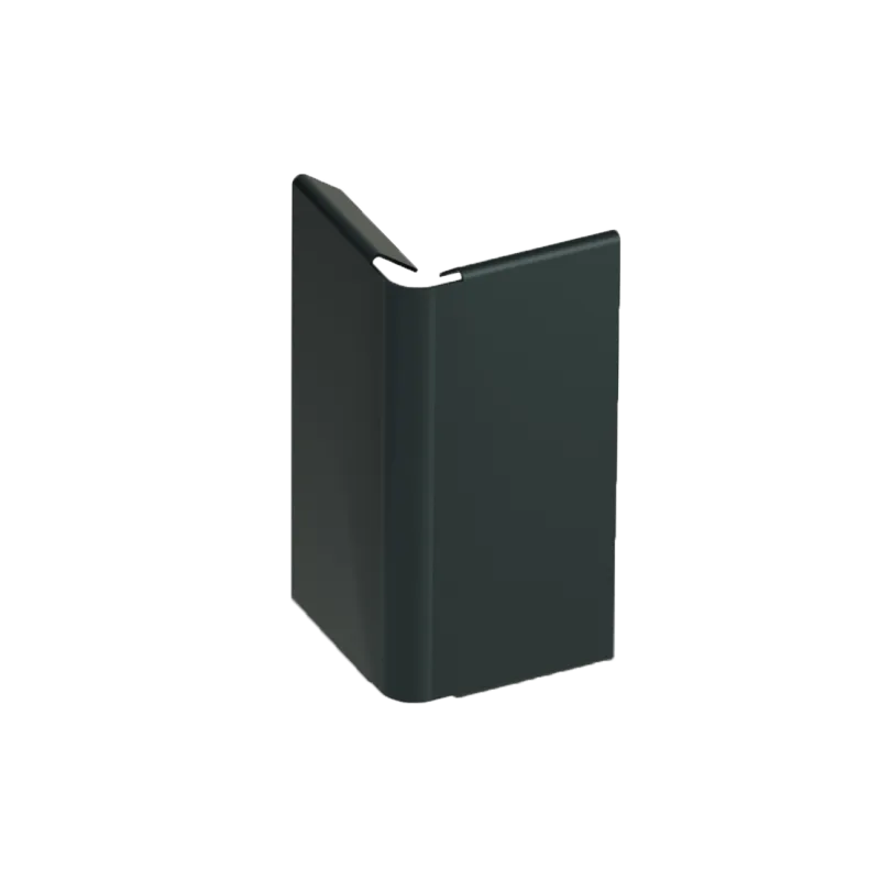 Jonction angle sortant pour profilé clipsable Laqué Anthracite