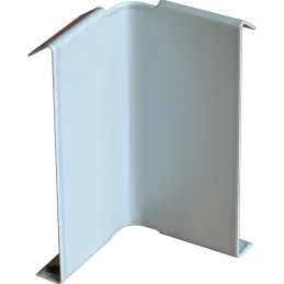 Jonction angle rentrant pour profilé clipsable Laqué Gris Aluminium