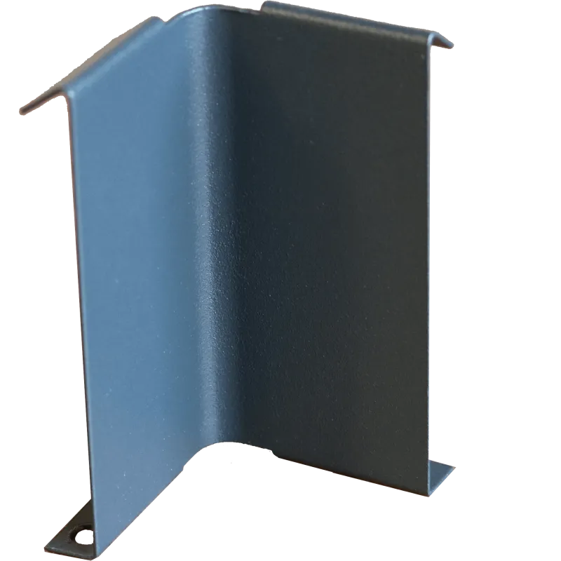 Jonction angle rentrant pour profilé clipsable Laqué Anthracite