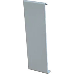 Jonction droite Laqué Gris aluminium