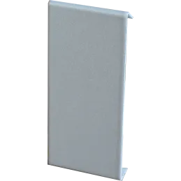 Jonction droite Laqué Gris aluminium