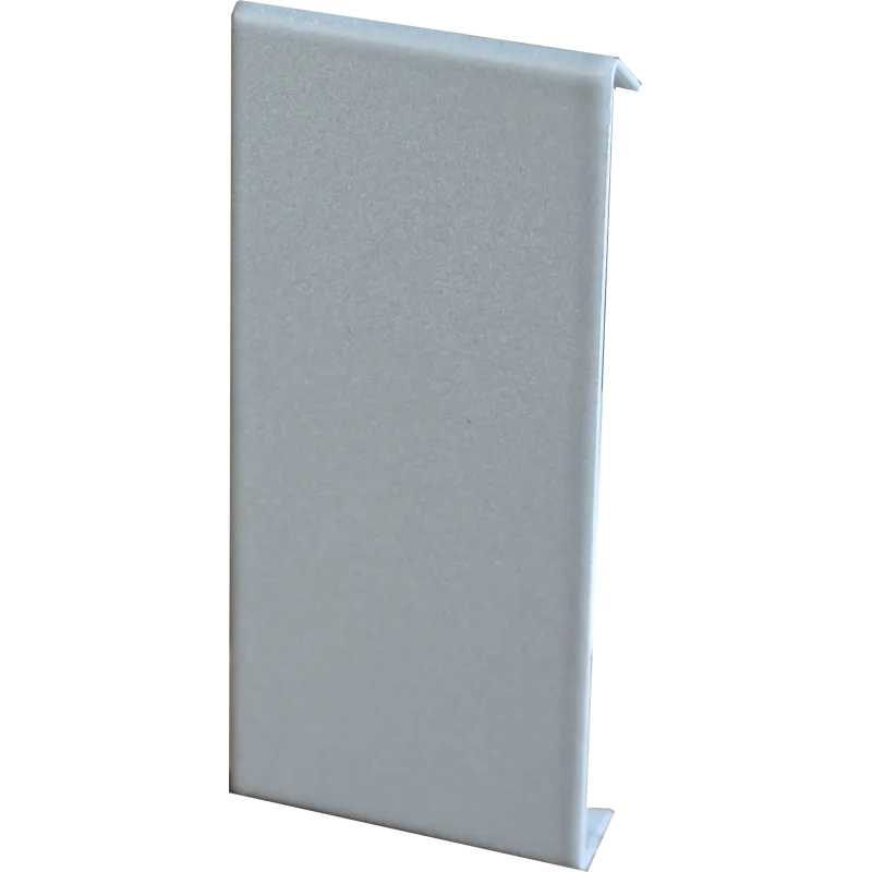 Jonction droite Laqué Gris aluminium