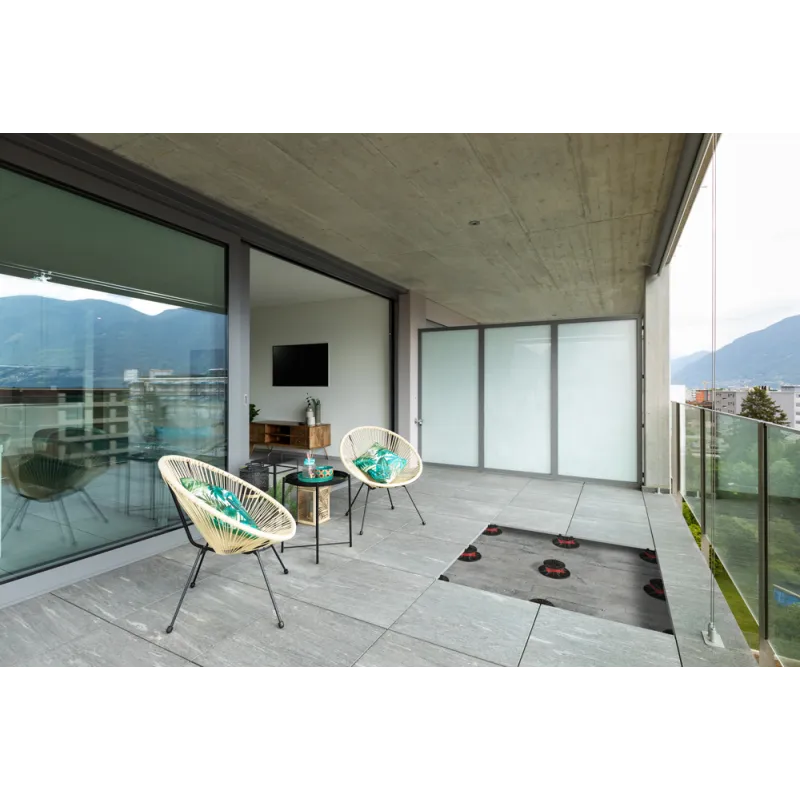 Plot autonivelant pour terrasse en dalle ou carrelage 50-65mm YEED