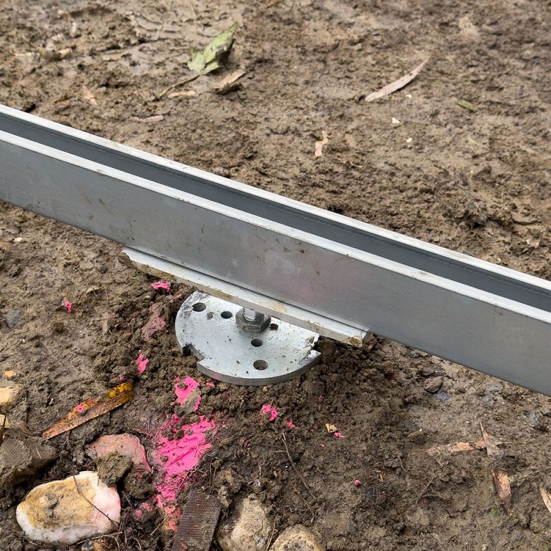 Connecteur en acier galvanisé réglable en hauteur