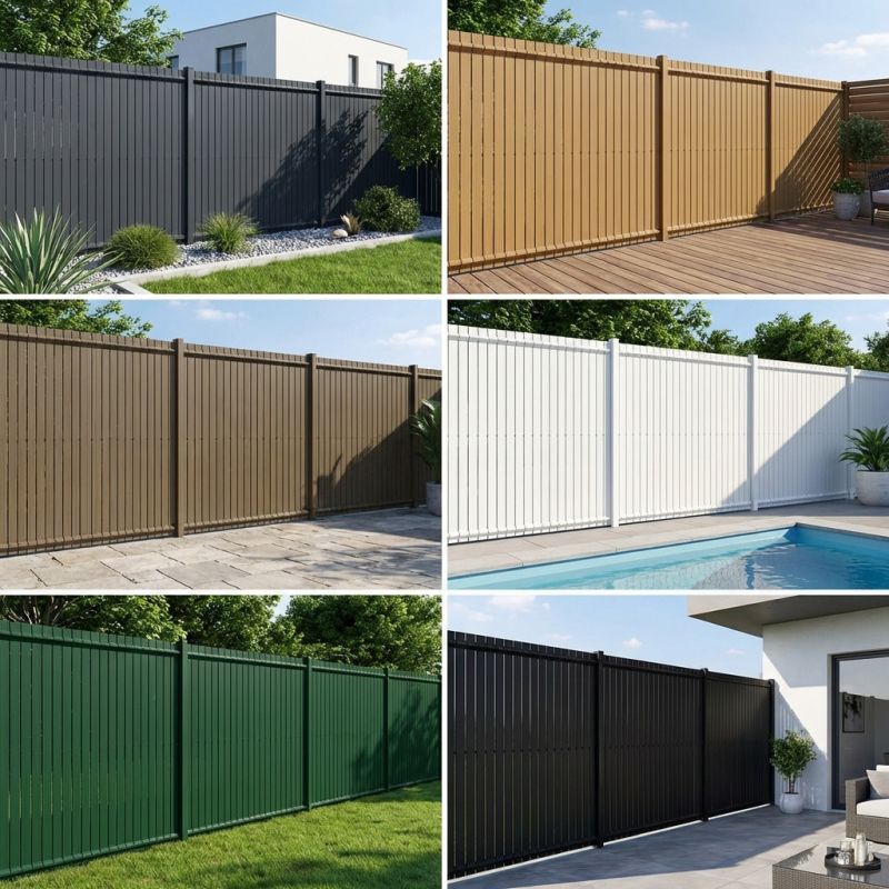 Kit d'occultation PVC Houston HSAS super pour maille de 55 mm