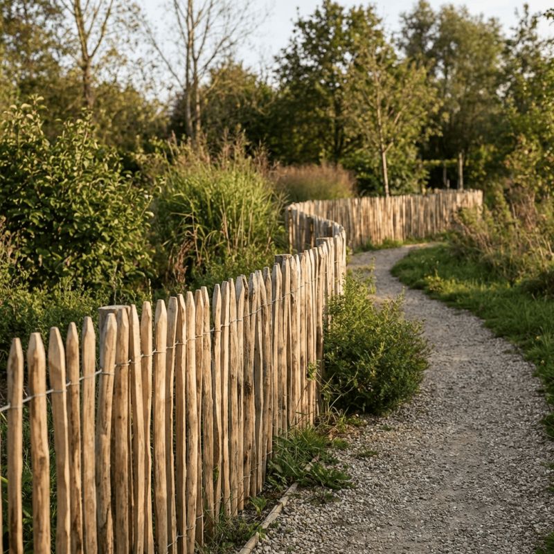 Ganivelle en châtaignier - Rouleau de 5ml