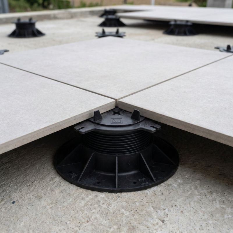 Plot dalle H20 réglable de 20 à 30 mm - Ailettes 2 mm