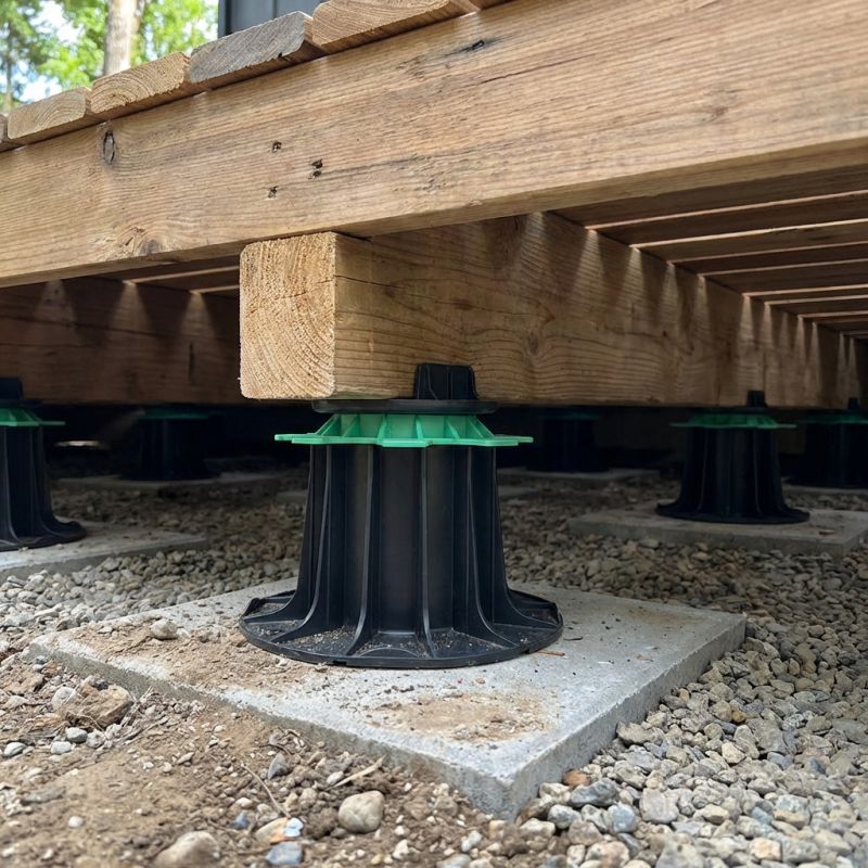 Plot terrasse pour lambourde réglable 140/230 mm JOUPLAST