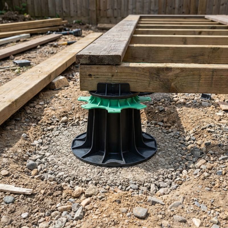 Plot terrasse pour lambourde réglable 140/230 mm JOUPLAST