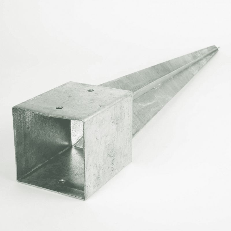 Pieu pour poteau bois - 90x90mm