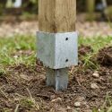 Pieu pour poteau bois - 90x90mm