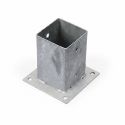 Platine pour poteau bois - 90x90mm