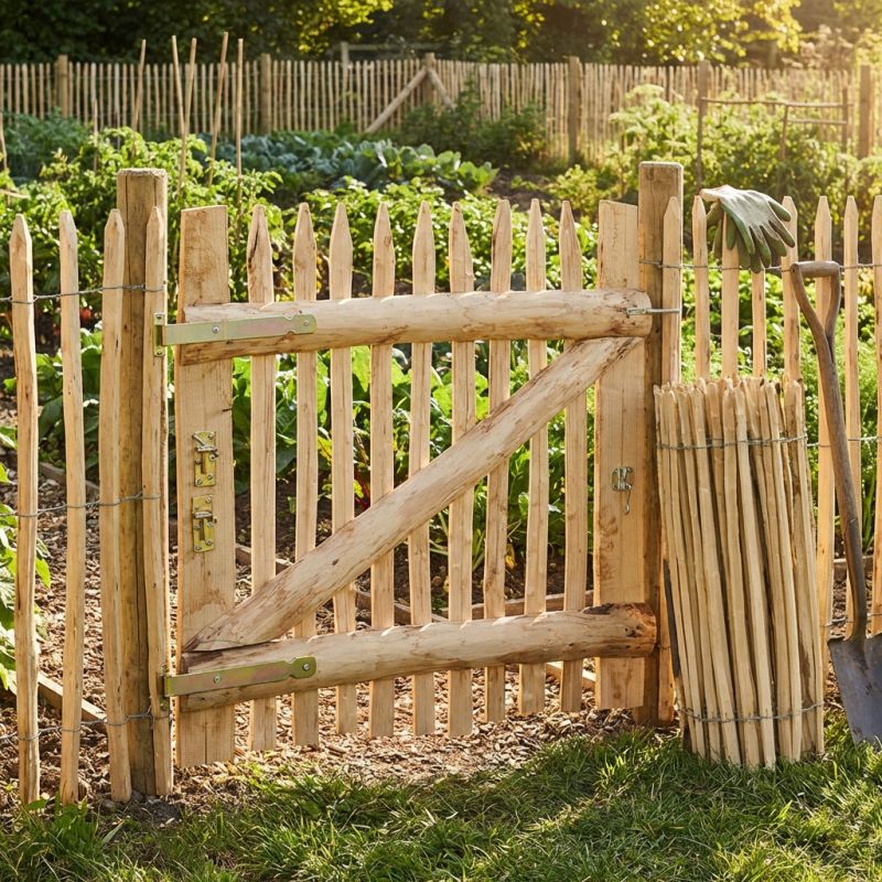Portillon châtaignier - Passage 1m