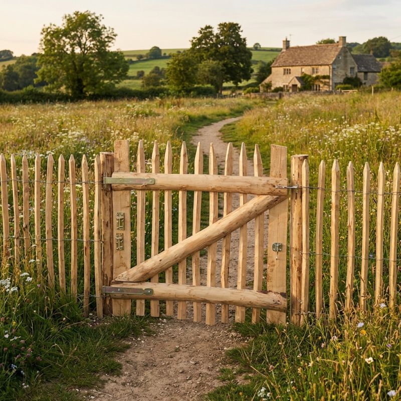 Portillon châtaignier - Passage 1m