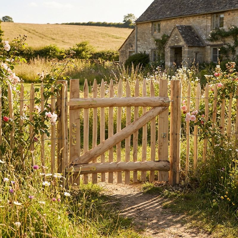 Portillon châtaignier - Passage 1m