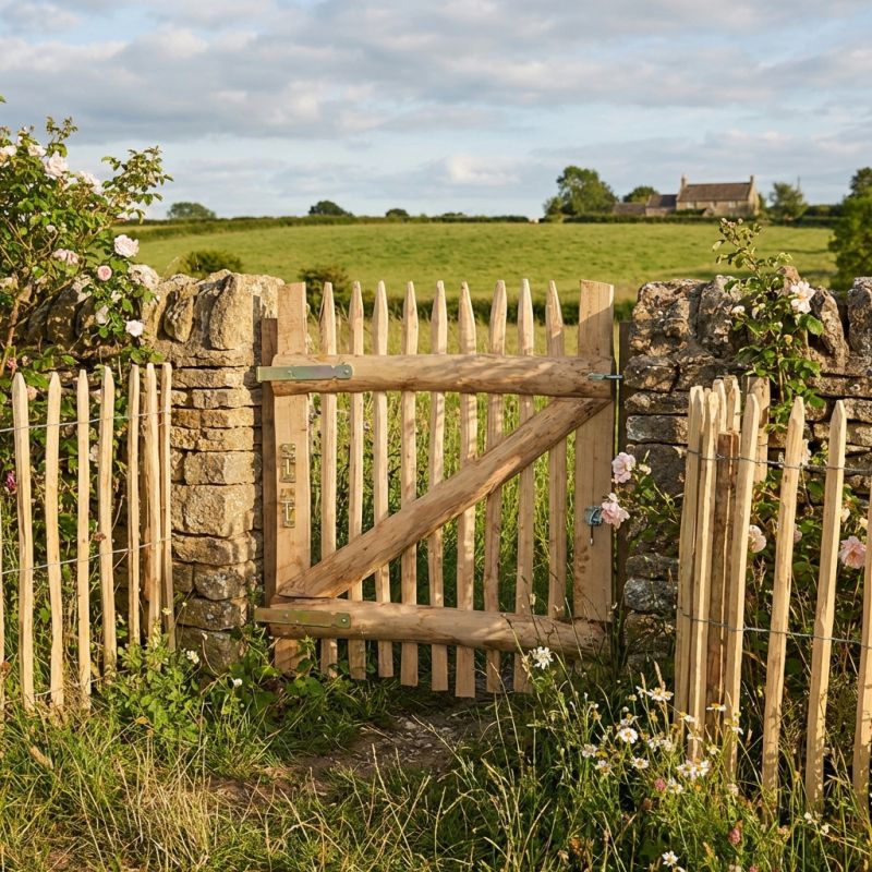 Portillon châtaignier - Passage 1m
