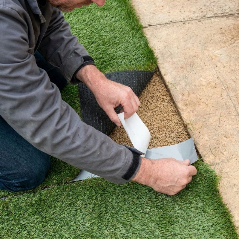 Bande liaison pour gazon synthétique - 12cm x 10m - Green Avenue