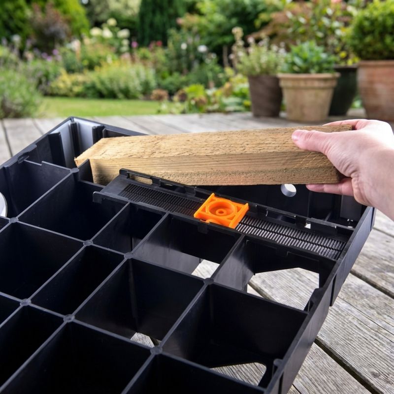 Lot de 3 lambourdes en bois pour escalier Modulesca - Jouplast