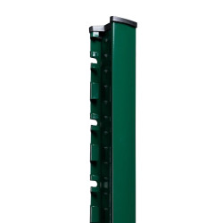 Poteau Giga encoche Ht. 1700 - Couleur Vert - RAL : 6005